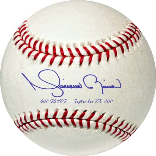Steiner Sports New York Yankees Mariano Rivera Autographed MLB Baseball with 602 Saves and Date Inscription