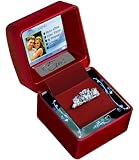 Euricase CL-LL00NSMRMP Digital Voice Recorder Jewerly Ring Box (Glossy Red)