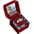 Euricase CL-TT1MNSMRMP Video and Photo Digital Jewelry Ring Box (Glossy Red)