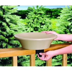 14-inch Non-Heated Bird Bath Deck Pole by Allied Precision