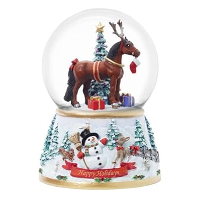 Breyer Holiday Surprise Musical Snow Globe