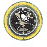 NHL Pittsburgh Penguins Neon Clock - 14