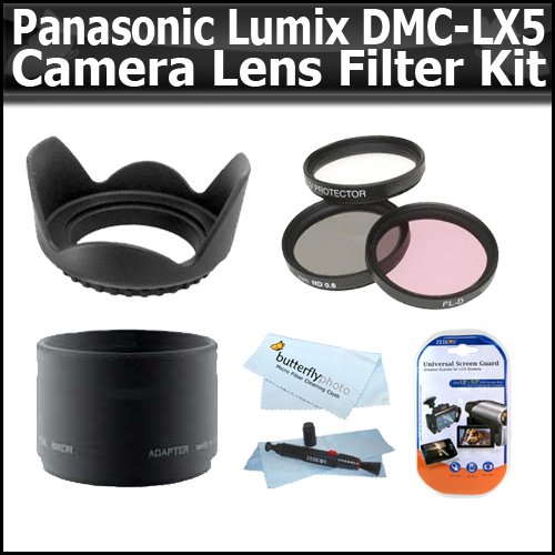 Lens Filter Kit For The Panasonic Lumix DMC-LX5 10