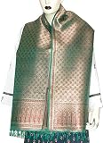 In Vogue Jacquard Silk Shawl Scarves for Women India Fashion
