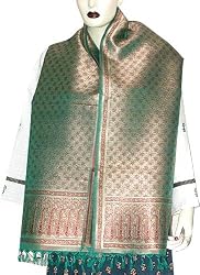 In Vogue Jacquard Silk Shawl Scarves for Women India Fashion