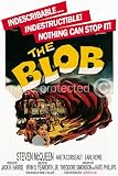Vintage Science Fiction Horror Movie Poster The Blob
