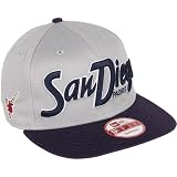 MLB New Era San Diego Padres Snap It Back Snapback Hat - Gray/Navy Blue