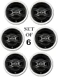 Yamaha NSIW280CWH3P Set of 6 Easy-to-install In-Ceiling 3-Wa