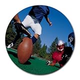 Football Sport Round Mouse Pad