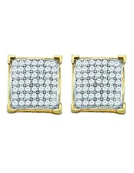 0.40CT-DIA MICRO-PAVE EARRINGS