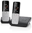 Gigaset C300A Duo Schnurlostelefon und zus�tzliches Mobilteil (4.32 cm (1.7 Zoll) Grafik-Display, Freisprecheinrichtung, Anrufbeantworter) schwarz