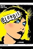 Blondie at Mabuhay by Jerry Paulsen. ART POSTER Canvas Rolled. 24.00 inches width by 36.00 inches height. Highest Quality Art Poster Print