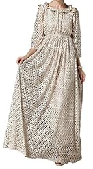 Spring Fall Floor Length Lace Flared-Skirt Prom Dress/Party Dress/Jumpsuit/Maxi Dress 