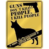 New  Obey The Australian Cattle Dog  Parking Sign Dog