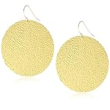 gorjana Somerset Gold-Plated Large Hammered Di