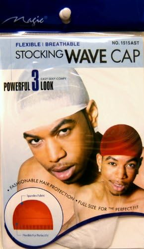 [Magic Collection] Flexible Breathable Stocking Wave Cap - 12pk