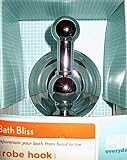Silver - Classic Chrome Robe Hook - Bath Bliss Collection