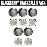 (5 Pack) Blackberry Trackball / Joystick / Navigate / Pearl / Ring Repair Replacement Fix Fixing for Rim (X5) for Blackberry Pearl 8100 8130 Curve 8300 8310 8320 8800 8820 8830(5 Pack)