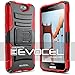 Evocel HTC One A9 Case, [Generation Series] Belt Clip Holster, Kickstand, HD Screen Protector, Dual Layer for HTC One A9, Red (EVO-HTCA9-AB203)