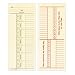 Adams Time Cards, Weekly, Overtime Format, 3.4 x 9 Inches, Manila, 2-Sided, 200 Count (9660-200)