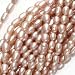 Pink Peach Freshwater Cultured Rice Pearls 5mm x 3mm 16 In