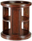 Avignon Accent Table, 26"Hx23"D, DARK BROWN