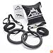 Black Mountain Products Multi-Use Exercise Gymnastics Rings, Black