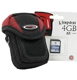 Fototasche, Kameratasche Typ -Adventure x-treme -, 10 Jahre Garantie, im Set mit 4 GB SDHC Speicherkarte, passend f�r Samsung ST80, PL80, ST60, ST70, ES65, ES70