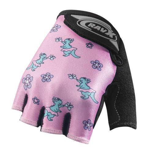 RavX Dino X Girl's Pink Cycling Glove (X-Small) On Sale