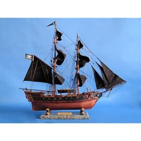 Caribbean Pirate Ship 27 Black Sails Tall Ship Wooden Model Johnny Depp Pirates of the... by Handcrafted Model Ships