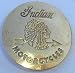 Brass Indian Motorcycle Biker Badge Pin