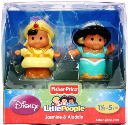 Fisher-Price Little People Aladdin y Jasmine de Disney Fisher-Price Little People Aladdin y Jasmine de Disney