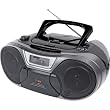 Portable MP3 CD/CD Boombox With Cassette And AM/FM Radio