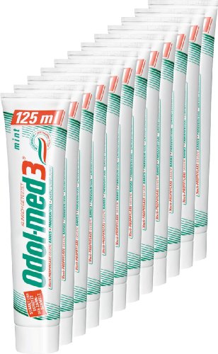 Odol med 3 Mint Zahncreme 12 x 125 ml