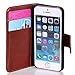 iPhone 5 Case,GBSELL 1PC Fashion Flower Wallet Magnet Design Cover Case For Iphone5 5G 5S (As Show)