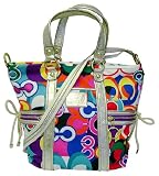 Coach Signature Poppy Spotlight Shoulder Bag Purse