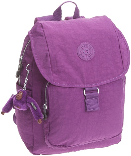 Kipling Yuni, Sac &agrave; dos femme - Violet brillant, Synth&eacute;tique