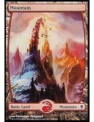Toy: Magic the Gathering: Mountain (244) (Foil) - Zendikar - Wizards of the Coast