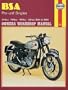 Bsa 350, 500 and 600 Pre-Unit Singles Owners Workshop Manual