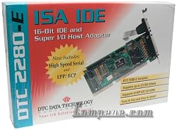 DTC 2280-E ISA-IDE HDD 16-bit Super I/O Host Adapter/Controller - DTC 2280-E
