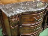 New Grand Traditional King Master Bedroom Set Furniture: King Bed, Dresser, Mirror and 1 Night Stand