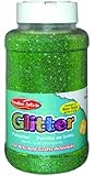 Creative Arts by Charles Leonard Glitter, 16 Ounce Bottle, Green, 1 Each  (41125)