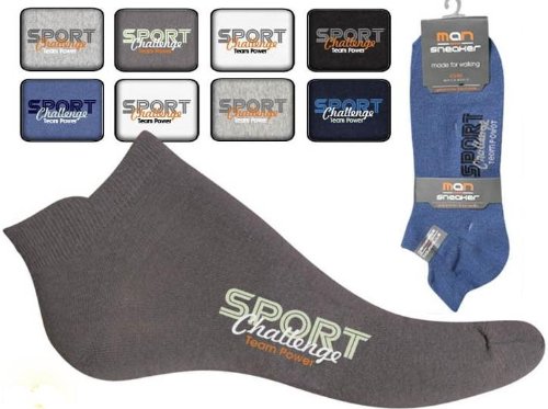 4 Paar SPORT Challenge Team Power Herren Sneaker 