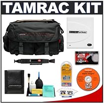 Tamrac 612 Pro System 12 Camera Bag (Black) + Accessory Kit for Canon Rebel XSi, XS, T1i, XTi, 40D, 50D, Nikon D40, D60, D5000, D90, D300, D700, Olympus Evolt E-30, E-450, E-520, E-620, and Sony Alpha A200, A300, A350, A700 Digital SLR Cameras