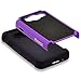 Samsung Galaxy Ace 4 Lite Case, RANZ Black/ Purple Heavy Duty Dual Layer Armored Hybrid Case Cover For Samsung Galaxy Ace 4 Lite G313ML