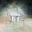 Invacare Standard Drop Arm Commode Standard Drop-Arm Commode: