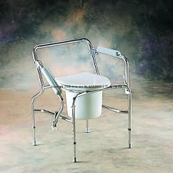 Invacare Standard Drop Arm Commode Standard Drop-Arm Commode: