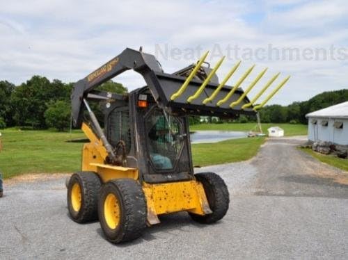 Skid Steer 60" Manure Forks - 7 -32" Cranked Tines
