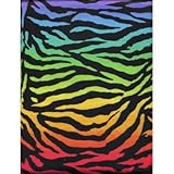 Fierce Multi-Colored Zebra Twin Microfiber Sheet Set Morgan Kids Sheets
