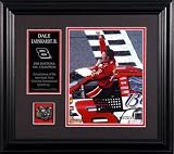 Dale Earnhardt Jr Framed Daytona 8x10 Piece w/Track